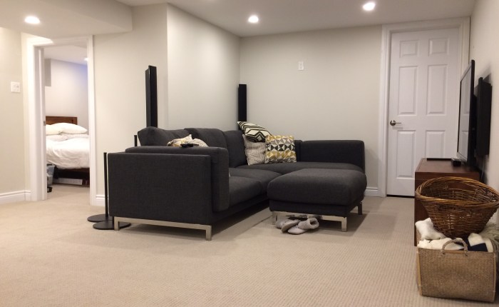 Completion of unfinished&nbsp;basement